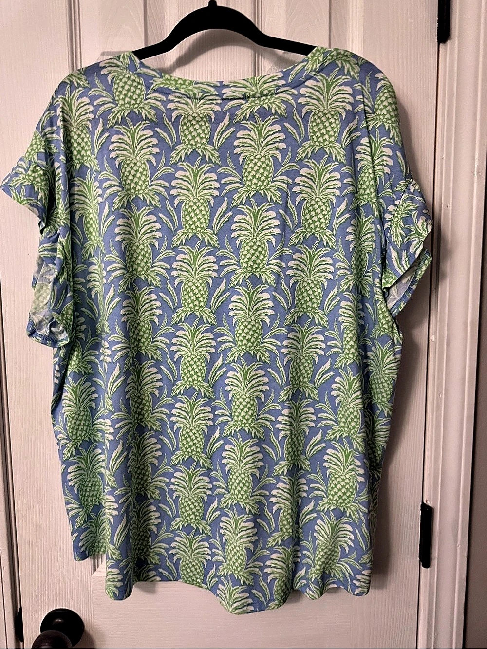Crown & Ivy Short Ruffle Sleeve Tops Size 2X Like New. 3 top bundle - Picture 13 of 13